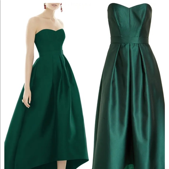 Green bridesmaid dress - Picture 4 of 6